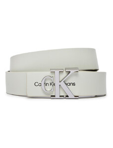Calvin Klein dámský bílý kožený pásek