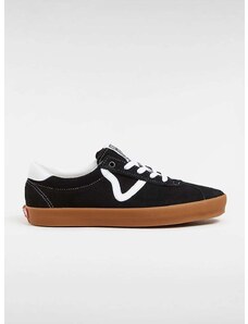 Semišové tenisky Vans Sport Low černá barva, VN000CQRB9M1