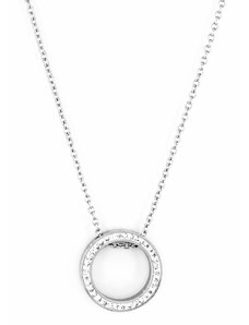 ORNAMENTI Náhrdelník Circle silver