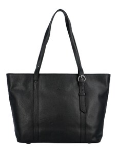 Dámská kožená kabelka přes rameno černá - Katana Nuilia černá