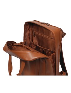 Bagind Nomad - minimalistický hnědý pánský i dámský batoh z hovězí kůže