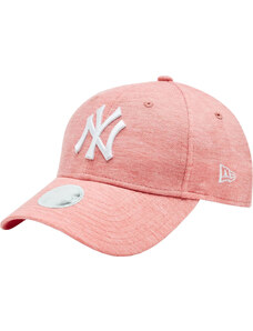 SVĚTLE RŮŽOVÁ DÁMSKÁ KŠILTOVKA NEW ERA WMNS JERSEY ESS 9FORTY NEW YORK YANKEES CAP Meruňková