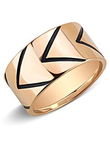 US Ocelový, pozlacený dámský prsten Ocel 316 - Jocelyn