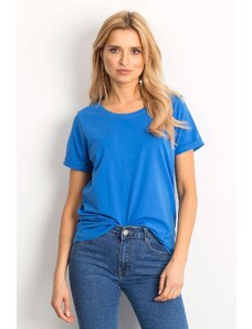 BASIC FEEL GOOD Bavlněné tričko Abby modré