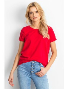 BASIC FEEL GOOD Bavlněné tričko Abby červené