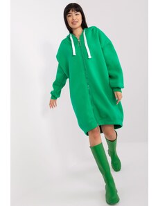 Lily Rose Oversize mikinové šaty zelené