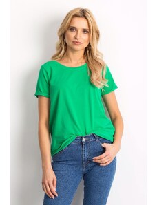 BASIC FEEL GOOD Bavlněné tričko Abby zelené