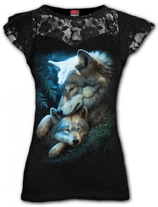 Dámské tričko s vlkem SPIRAL MOTHER'S LOVE FM179262