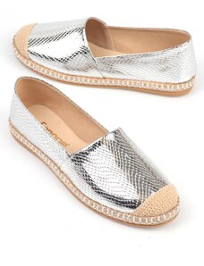 Capone Outfitters Women's Capone Silver Espadrilles