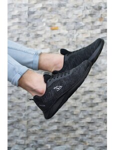 Riccon Unisex Black Sneakers 0012355