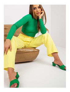 Dámské kalhoty Rue Paris model 168191 Yellow