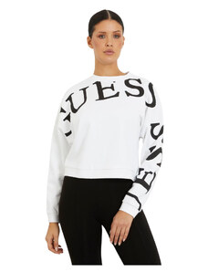 Guess giulia cn sweatshirt WHITE