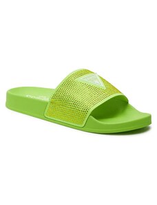 Guess beach slippers strass GREEN