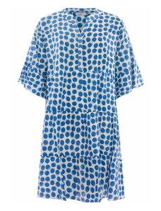 Zwillingsherz Košilové šaty 'Charlotte' světle béžová / modrá