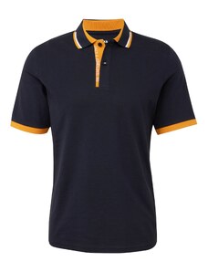 JACK & JONES Tričko 'STEEL' námořnická modř / oranžová / bílá