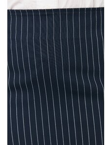 Trendyol Curve Navy Blue Striped Mini Woven Skirt
