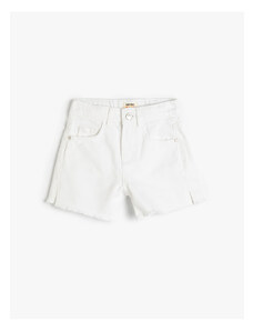 Koton Denim Shorts with Slit Detailed Pocket. Cotton