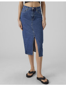 VERO MODA VMVERI HR CALF DENIM SKIRT GA MIX NOOS