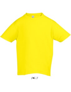 SOL'S 25.1970 – dětské tričko s krátkým rukávem žlutá - 2 roky