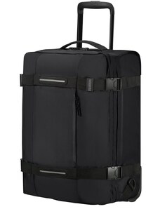 AMERICAN TOURISTER Příruční taška s kolečky a batoh 2v1 55cm Urban Track Duffle Wheels Backpack Asphalt Black