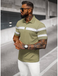 Pánské Polo Tričko Khaki OZONEE NB/MT3108