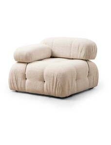 Atelier del Sofa 1-místná pohovka - křeslo Bubble L1 - Cream Bouclette, Krémová