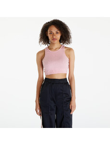 Top Urban Classics Ladies Cropped Rib Top 2-Pack Lemonadepink/ White