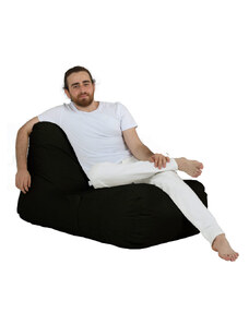 Atelier del Sofa Zahradní sedací vak Trendy Comfort Bed Pouf - Black, Černá