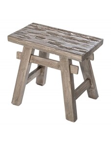 Noble Home Šedá dřevěná stolička Hemingway 50 cm
