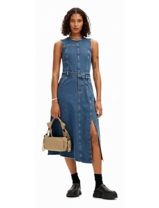 šaty Desigual Jordina denim medium wash