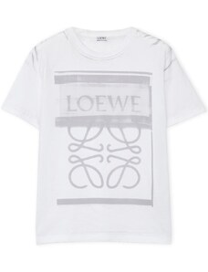 LOEWE Logo Grey White tričko