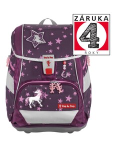 Školní aktovka/batoh pro prvňáčky 2V1 – 6dílný set, Step by Step Unicorn Nuala, certifikát AGR
