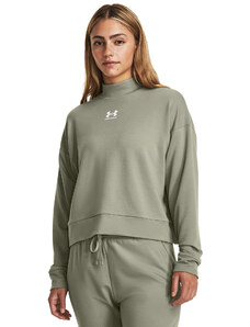 Dámská mikina Under Armour Rival Terry Mock Crew Grove Green