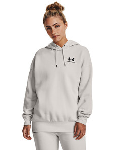 Dámská mikina Under Armour Essential Flc Os Hoodie White Clay