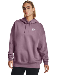 Dámská mikina Under Armour Essential Flc Os Hoodie Misty Purple