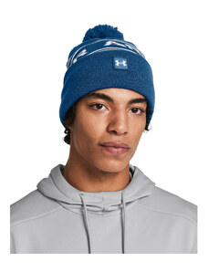 Čepice Under Armour Men'S Halftime Pom Beanie Varsity Blue