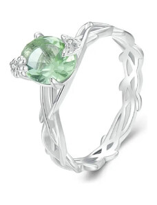 Stříbrný prsten Zelený zázrak ❘ Daniek