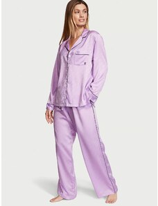 Victoria's Secret saténová pyžamová souprava Long Pajama Set