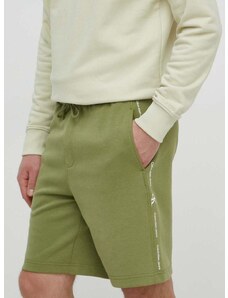 Kraťasy Calvin Klein Jeans pánské, zelená barva