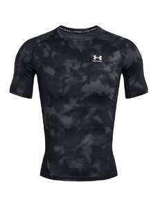 Under Armour HeatGear Armour Printed SS | Black/White