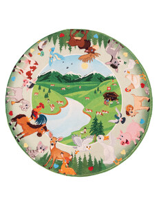 Obsession koberce Dětský kusový koberec Juno 476 Mountains kruh - 80x80 (průměr) kruh cm