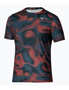 Pánské běžecké tričko Mizuno Core Graphic Tee mineral red/black