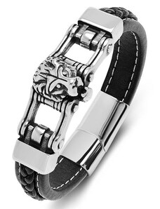 Pánský ocelový náramek Lion King Černý 21,5cm Impress Jewelry 2312011047353277s1