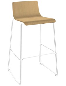 Narbutas Přírodní barová židle MOON Wood 73 cm