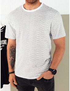 Dstreet Trendy bílé tričko se vzorem