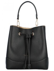 DIANA & CO Luxusní kabelka přes rameno Tossy, černá