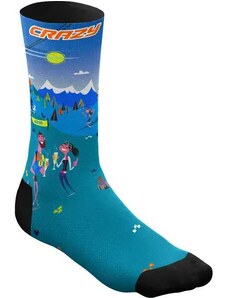 Crazy Idea CRAZY SOCKS I LOVE MOUNTAIN