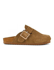 Colors of California Sandály Cow suede bio sabot with buckl >