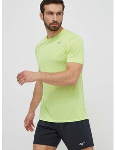 Běžecké tričko Mizuno Impulse Core zelená barva, J2GAA519