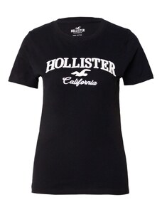 HOLLISTER Tričko 'TECH CHAIN 3' černá / bílá